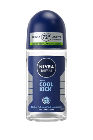 Desodorante roll-on para hombre Cool Kick Nivea Men antisudor 72 h - 50 ml