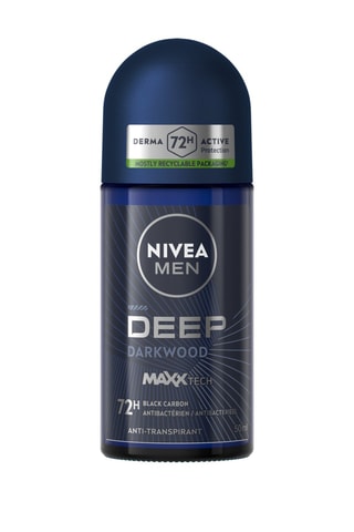 Desodorante roll-on para hombre Nivea Men Deep antisudor 72 h - 50 ml