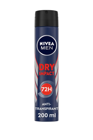Desodorante en spray para hombre Dry Impact Nivea Men antisudor 72 h - 200 ml