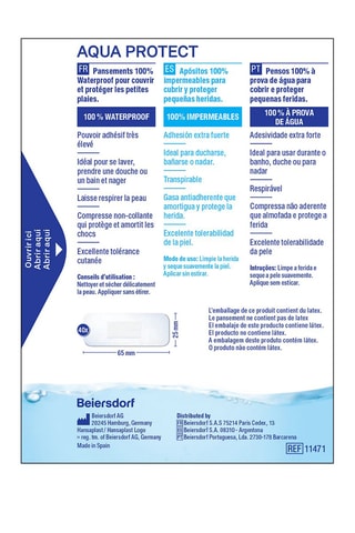 40 apósitos Aqua Protect