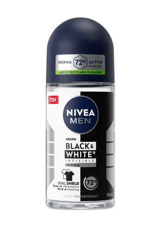3 déodorants bille homme anti-transpirant 72 h Black & White - 3 x 50 ml