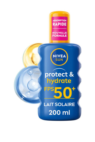 2 x Spray lait solaire FPS 50+ Protect & Hydrate - 200 ml