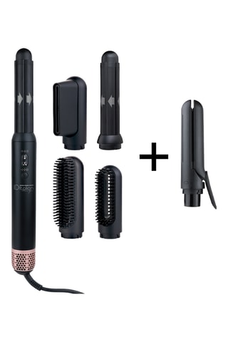 Brosse multifonction 5-en-1 & embout lisseur - Cyclone - 1200 W