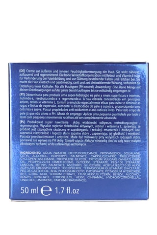 Crème anti-âge - Rétinol A et vitamine C - 50 ml
