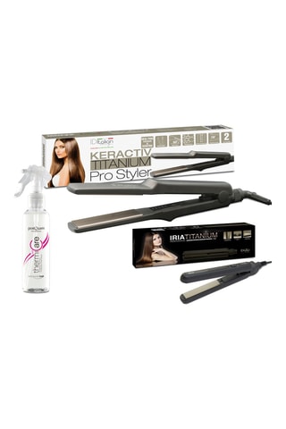 Stijltang Keractiv Pro Styler en Reisstijltang IRIAXS