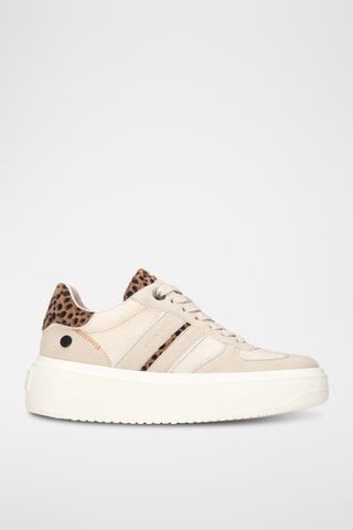 Platform Sneakers - Beige