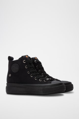 Hoge Platform Sneakers - Zwart