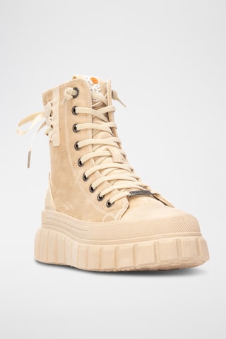 Platform Enkellaarzen - Beige