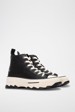 Hoge Platform Sneakers - Zwart