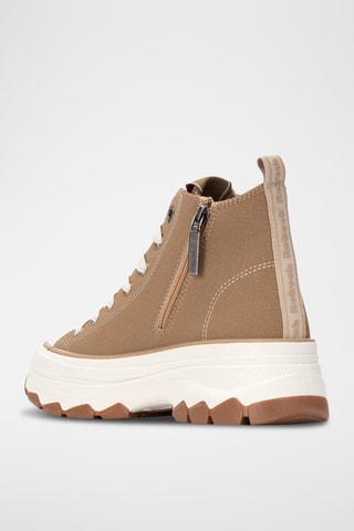Hoge Sneakers - Taupe