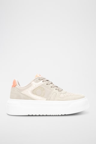 Platform Sneakers - Beige