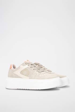 Platform Sneakers - Beige