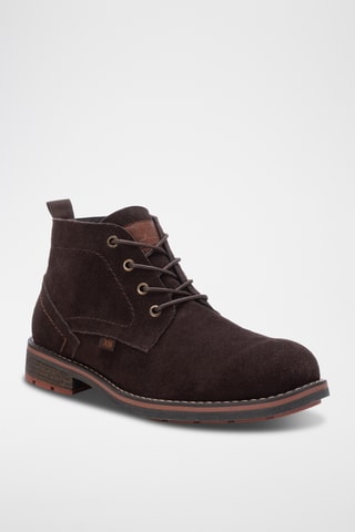 Boots en nubuck - Marron