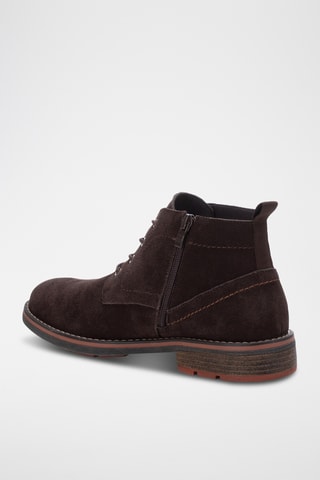 Boots en nubuck - Marron