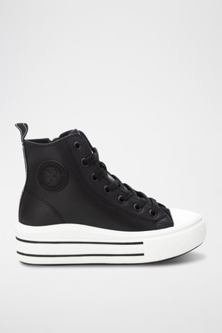 Hoge Platform Sneakers - Zwart