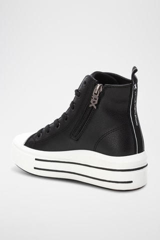 Hoge Platform Sneakers - Zwart