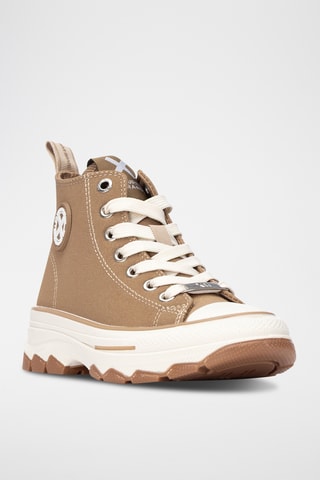Hoge Sneakers - Taupe
