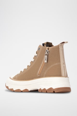 Hoge Sneakers - Taupe