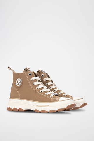 Hoge Sneakers - Taupe