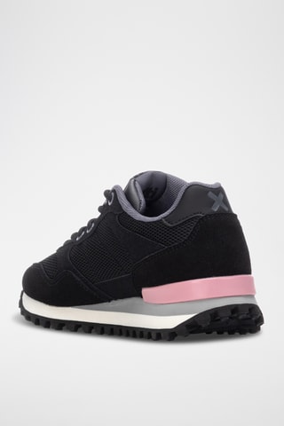 Nubuck Sneakers - Zwart
