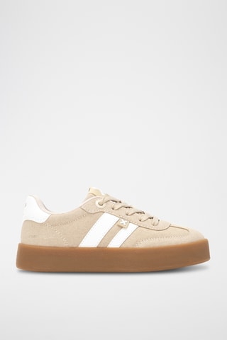 Platform Sneakers - Beige