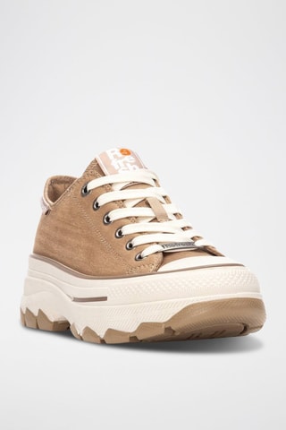 Platform Sneakers - Taupe