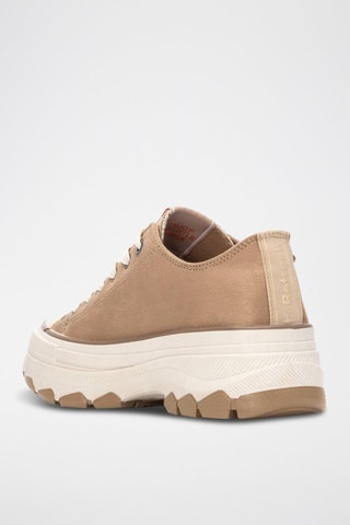 Platform Sneakers - Taupe