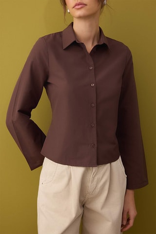 Chemisier - Marron