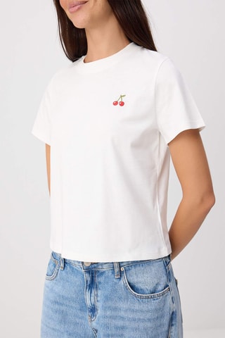 T-shirt regular - Écru
