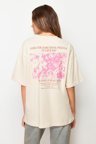 T-shirt - Beige