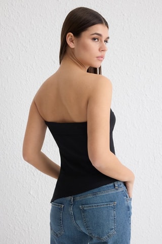Top bustier - Noir