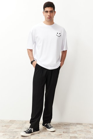 Pantalon relaxed - Noir