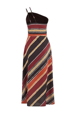 Robe midi - Multicolore