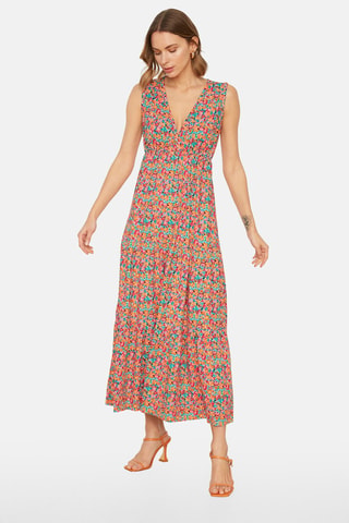 Robe longue - Multicolore