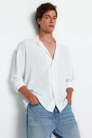 Chemise oversize - Blanc