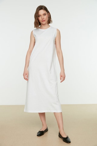 Robe longue - Blanc