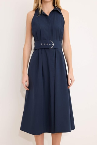 Robe chemise - Bleu marine