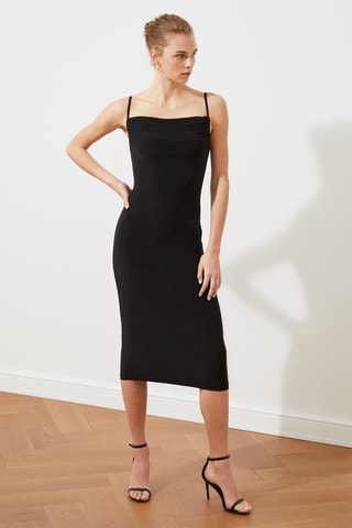 Robe fourreau - Noir
