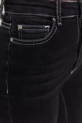 Jean flare taille haute - Noir
