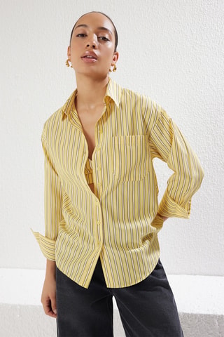 Chemisier oversize - Jaune