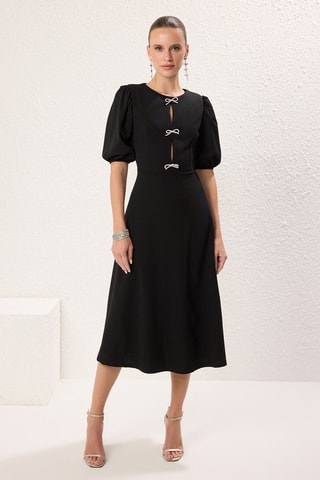 Robe midi - Noir