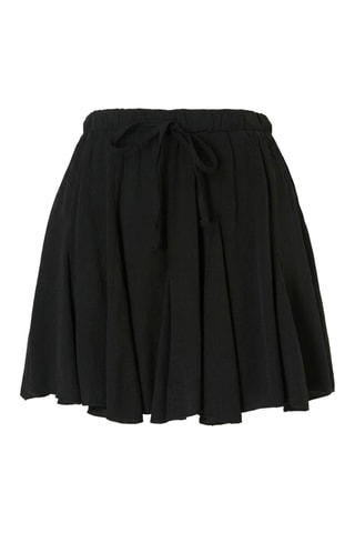 Jupe de plage taille haute - Noir