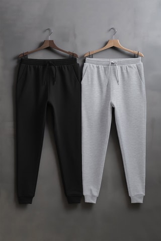 2 joggings - Noir et gris