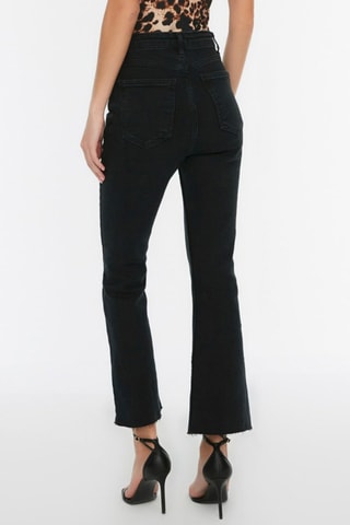 Jean flare taille haute Anthracite - Gris