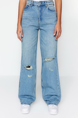 Jean wide legs - Bleu