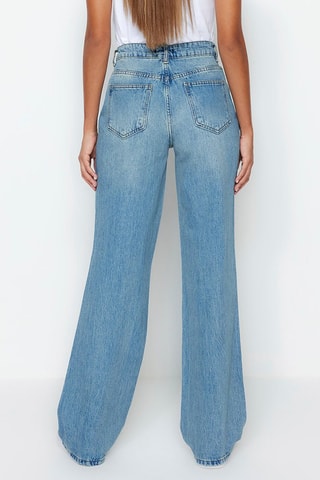 Jean wide legs - Bleu