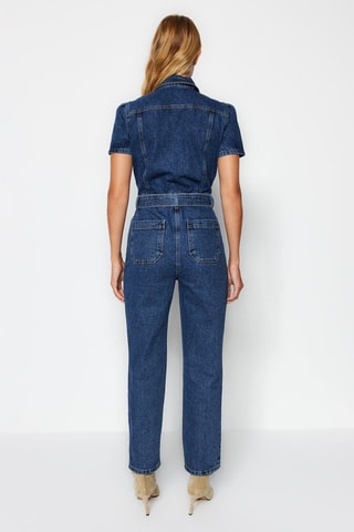 Combinaison en jean - Bleu