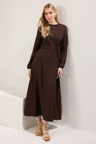 Robe longue - Marron