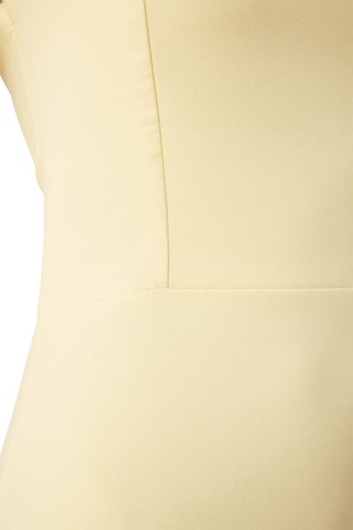 Robe fourreau - Jaune clair