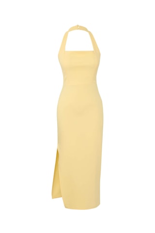 Robe fourreau - Jaune clair